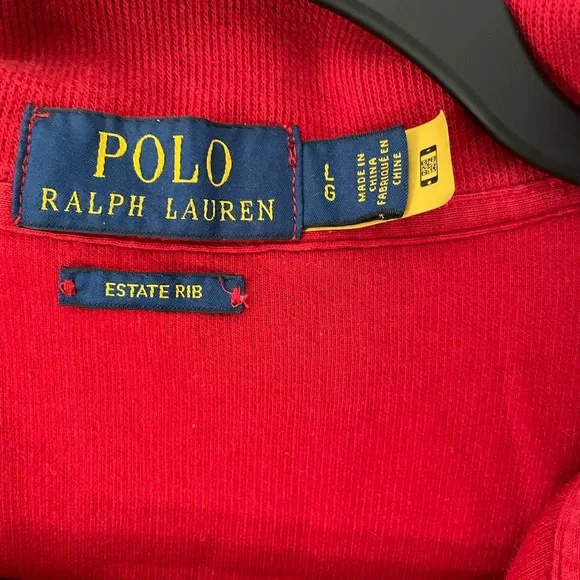 Ralph Lauren Men's Zip Up Red Sweater - Picture 3 of 8